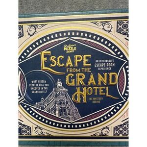 Escape from the Grand Hotel Interactive Escape Room Board Game New